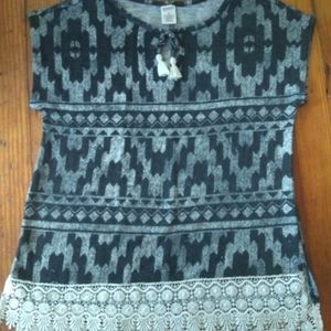 Black and gray patterned nice shirt